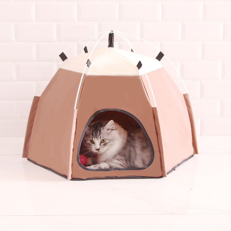 new style Pet Supplies Firm Outdoor Protection Portable Large Pop Up Cat Show Tents Enclosures Cat Dog House Tent BestSuppliers