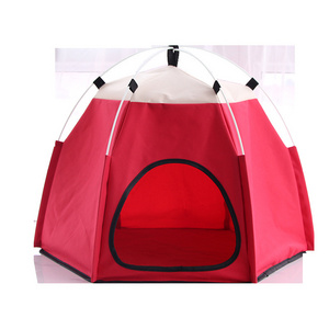 new style Pet Supplies Firm Outdoor Protection Portable Large Pop Up Cat Show Tents Enclosures Cat Dog House Tent