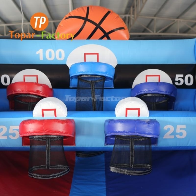 interaction Inflatable Basketball Connect 4 Game In A Row,Basketball Shooting Sport Games For Sale