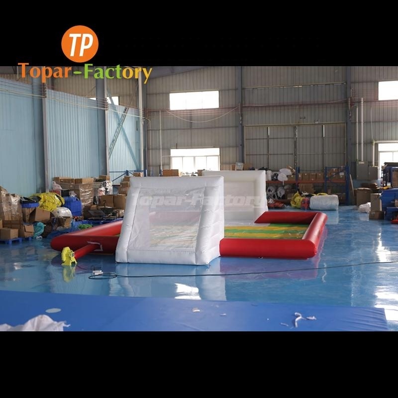 Amusement Outdoor Inflatable Sports Air Playground Gonfiabile Football Soccer Air Field Inflatable