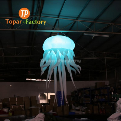 Giant Inflatable High Quality Shape Advertising Light Hanging Led Inflatable Jellyfish For Decoration