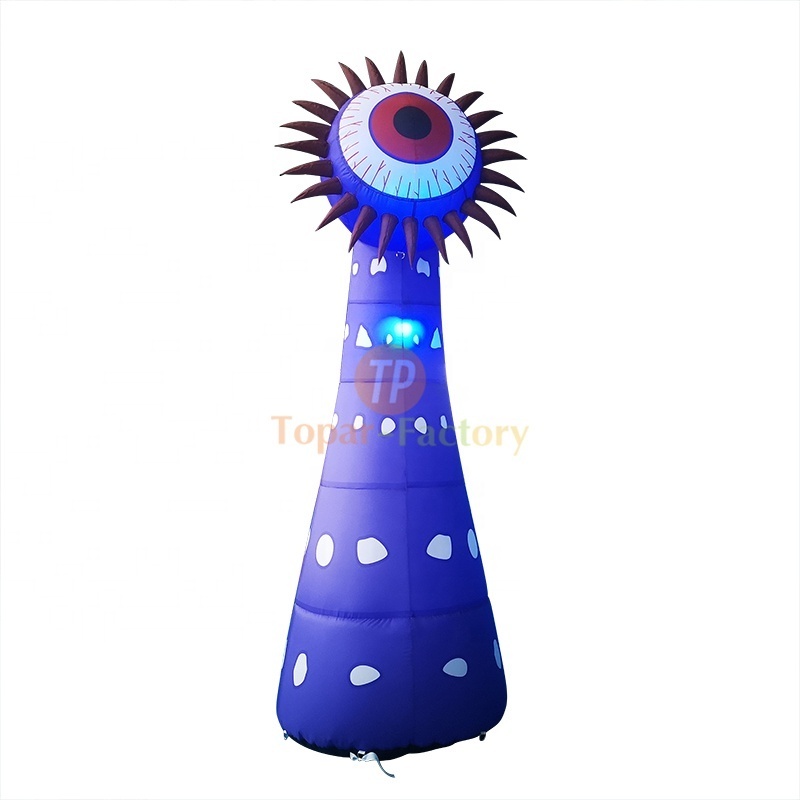 Topar Giant Led Light Halloween Decoration Inflatable Eyeball Balloon Inflatable Eyeball Flower