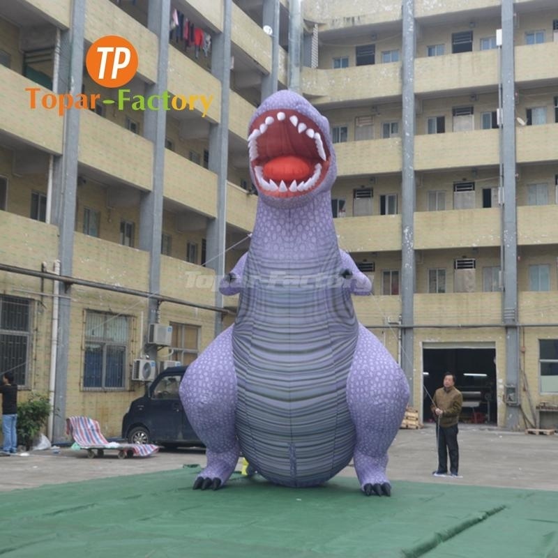 Topar-Factory Giant inflatable Carnival Animal Inflatable Dinosaur Large Dinosaur Sculptures T-Rex Advancing Model For Sale