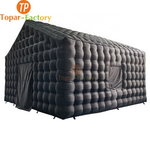 Commercial Portable LED disco lighting Giant Inflatable Club Party Tent mobile night club tent inflatable nightclub