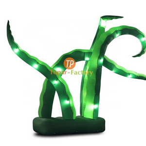 Nightclub Decoration Color Changing Oxford Latest Lighting Model Inflatable Lamp Squid Tentacles Cthulhu Inflatable Led For Club