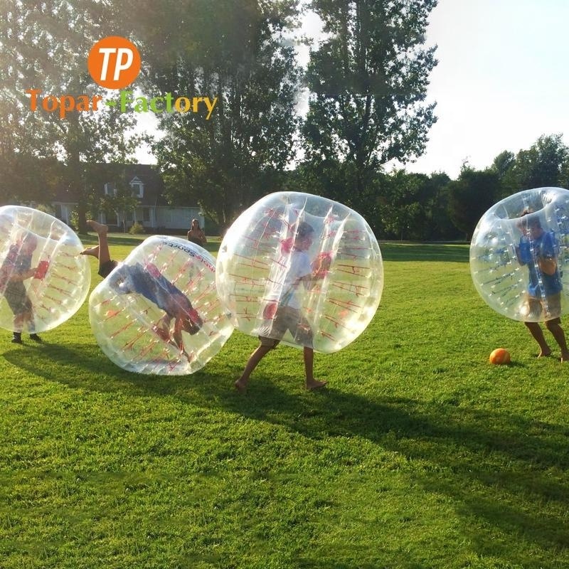 Topar-Factory Manufactory Pvc Body Bumper Giant Inflatable Bubble Ball For Kids