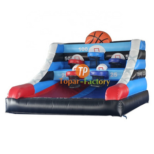 interaction Inflatable Basketball Connect 4 Game In A Row,Basketball Shooting Sport Games For Sale