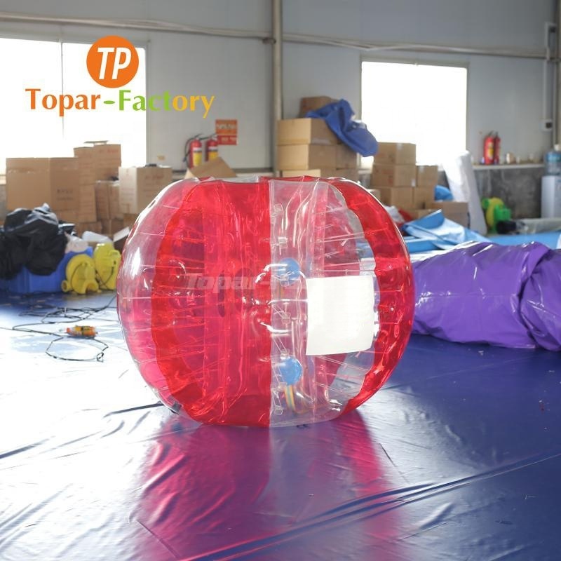 Topar-Factory Manufactory Pvc Body Bumper Giant Inflatable Bubble Ball For Kids