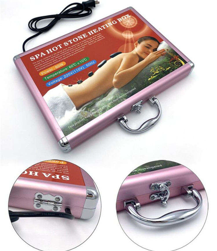 Portable Hot Stone Massage Set Direct Heat Of Stones Dry Heater Hot Stone Heater Warmer Massage Kit