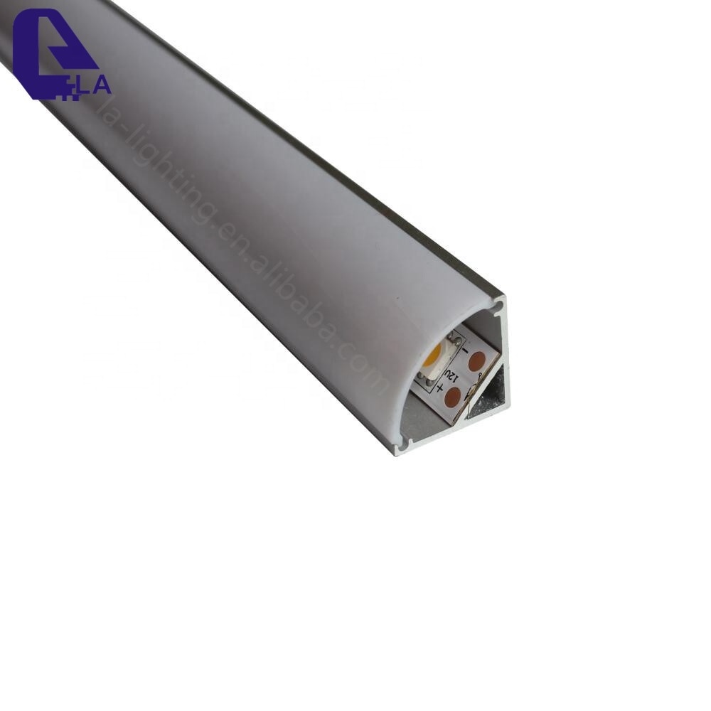 Ready to ship corner aluminum led profile factory directly sale for led strip channel housing