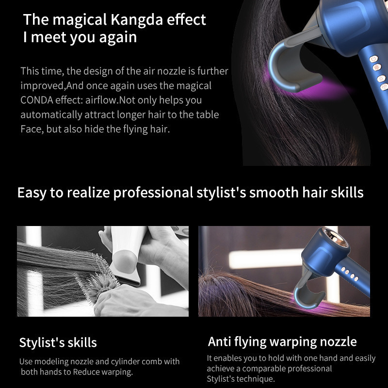 Constant Temperature Hair Care Handle Travel Hair Dryer High Speed Hair Dryer