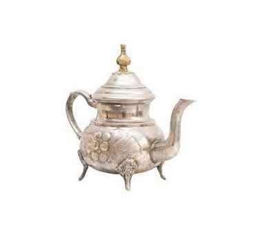 Luxury Morocco  Coffee and Tea Pot Set High Quality Metal with Diamond Pattern Teapot for Travel or Home Use