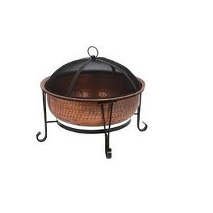 Large Round metal Outdoor fire pit bowl Wood Burning firepit camping