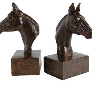 Horse Head Type Book End Metal Book End