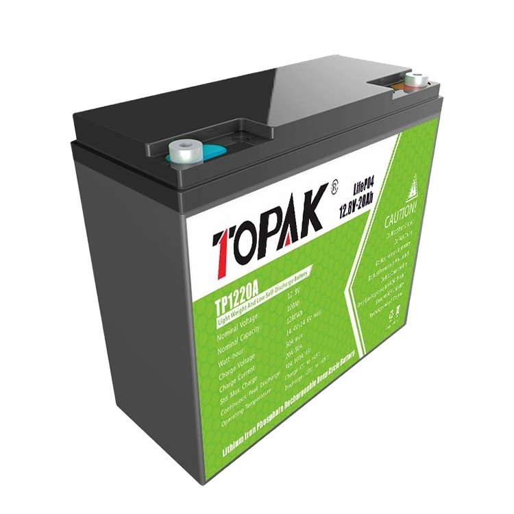 TOPAK 12V 20ah 50Ah 100Ah 200Ah Lifepo4 Battery 12 Volt Lithium ion Battery Pack