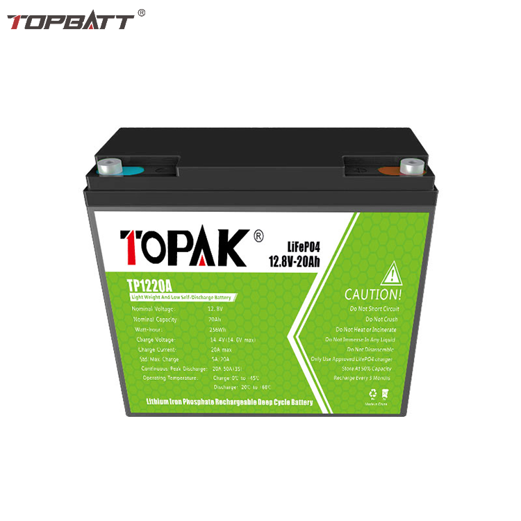 TOPAK 12V 20ah 50Ah 100Ah 200Ah Lifepo4 Battery 12 Volt Lithium ion Battery Pack