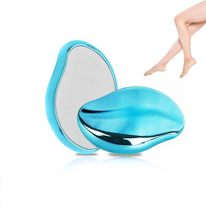 Crystal Hair Remover foot file Reusable Crystal Hair Eraser Painless Exfoliation Crystal Hair Removal Stone