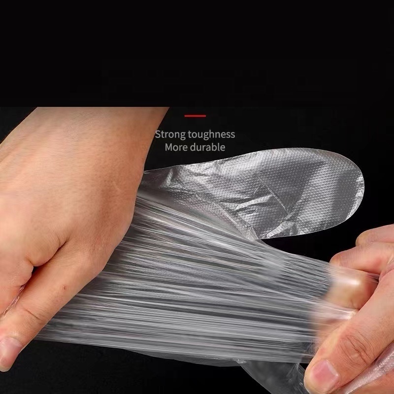 Disposable Plastic Gloves Disposable Pe Plastic Gloves Transparent Ldpe Poly Food Polyethylene Clear Bag OEM Customized Logo