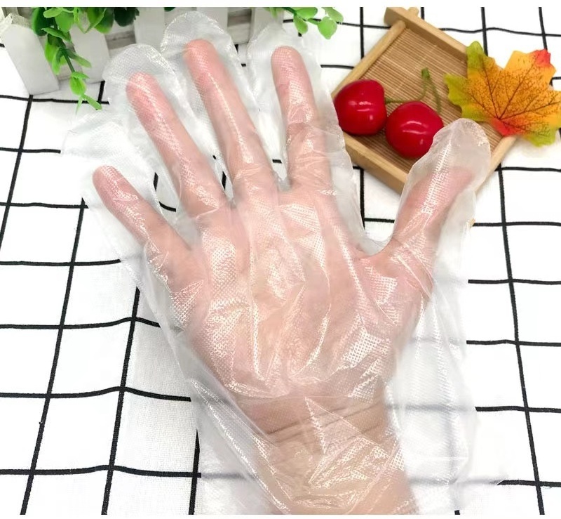 Disposable Plastic Gloves Disposable Pe Plastic Gloves Transparent Ldpe Poly Food Polyethylene Clear Bag OEM Customized Logo