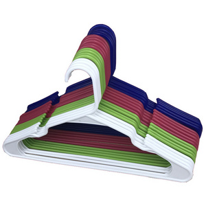 Dry Wet Hangers - Space Saving Clothes Hangers, Plastic Hangers with Non-Slip Pads Clothes