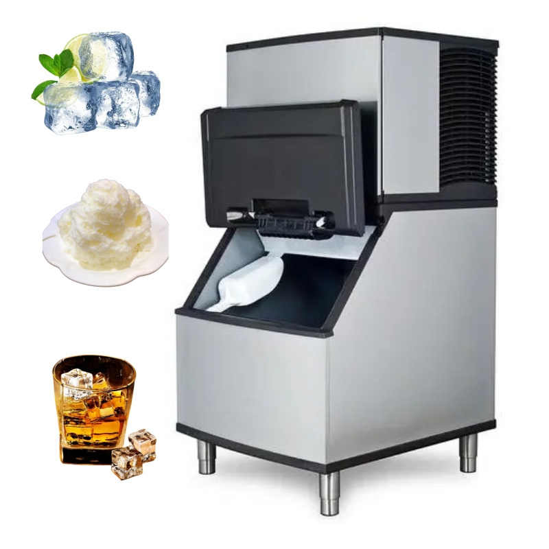 Commercial Ice Cube Maker Mineral  220 cube ice maker machine crystal Industrial Ice Maker for sale