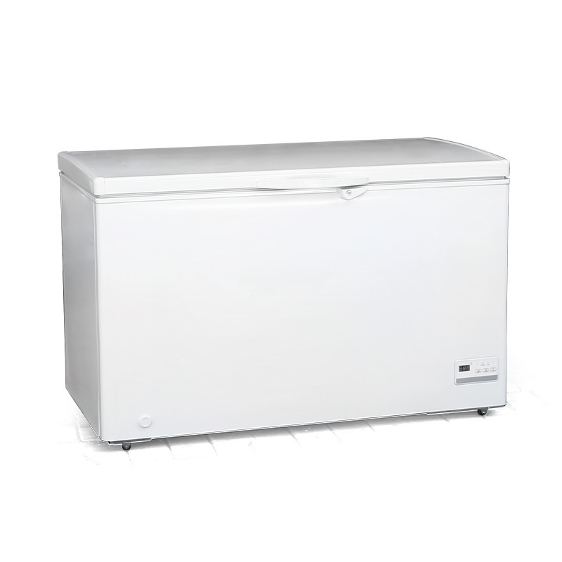 2024 Best selling deep fridge single door fridge shop use deep chest freezer electric freezer with lock Single temperature