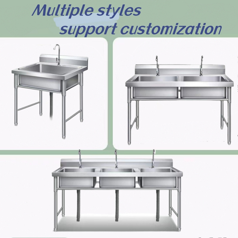 Factory direct sales Stainless Steel table Sink kitchen work table sink Restaurant sink table for restaurant