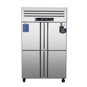 High quality sustainable use Kitchen equipment vertical refrigerator brand freezer commercial four door  display freezer