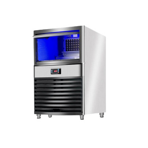 Stainless Steel Commercial Ice Maker Milk Tea Shop Fully Automatic Large Cube Ice Block maker ice Machine