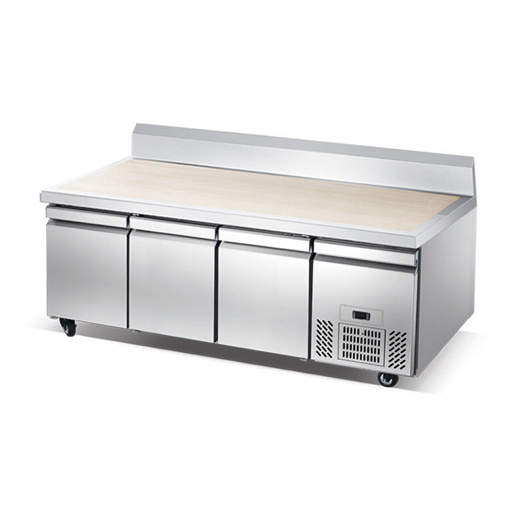 Commercial Under Counter Freezer Stainless Steel Fridge workbench chiller refrigerator