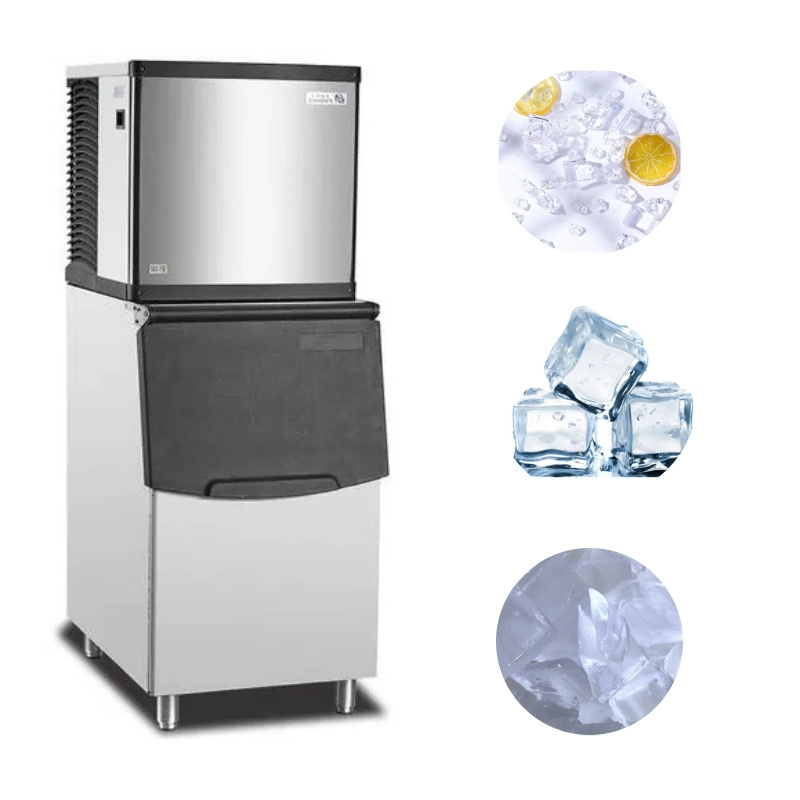 Industrial Ice Machine 1 Ton 1000kg Stainless Steel Commercial Ice Cube Block Making Machine Ice Maker Machine For Business