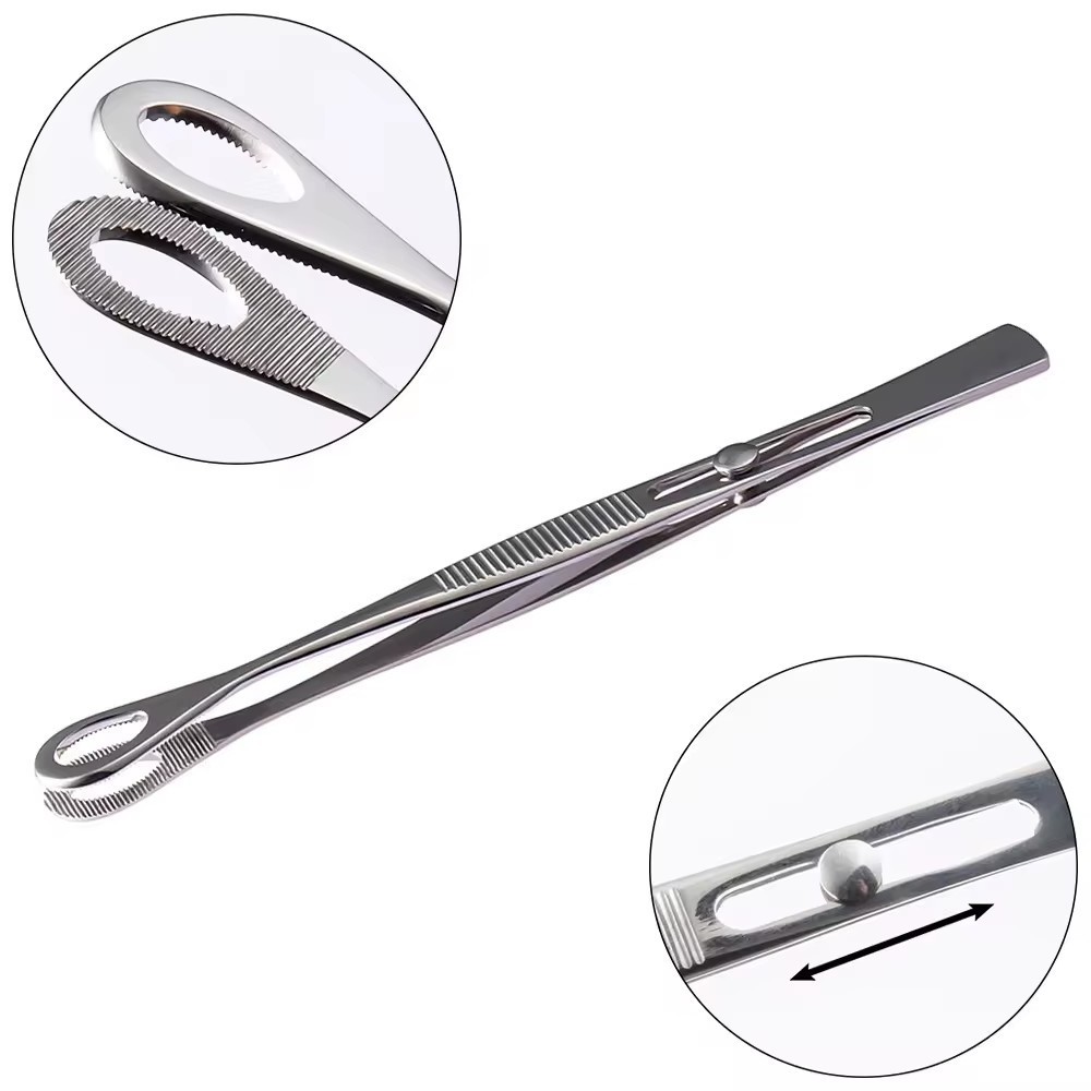 Getta Professional Body Piercing Tools Body Piercing Kit Ear Lip Navel Nose Round Open Septum Piercing clamp tool