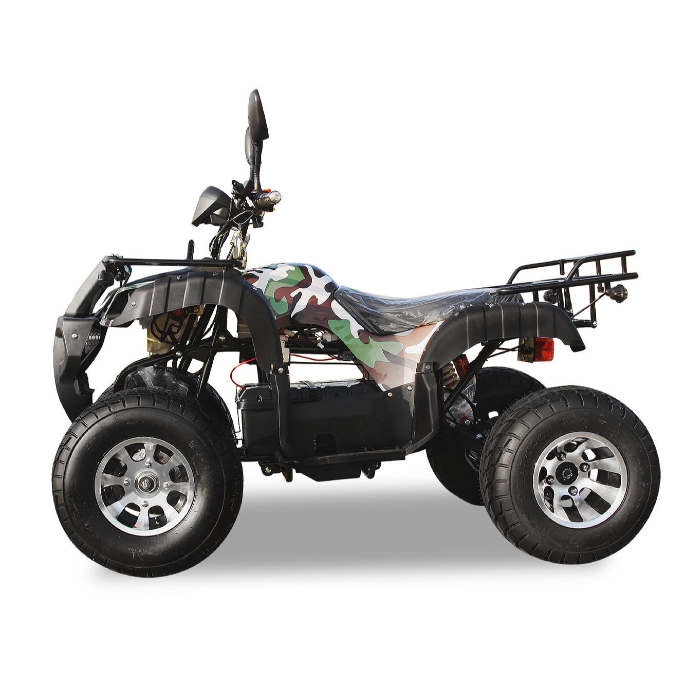 Hummer Cheap Chinese shaft drive atvs electric quads bike four wheelers for adults dune buggy 4000W 72V long range