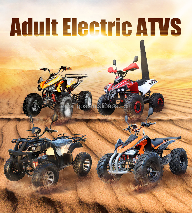 Cheap Chinese 3000W ATVS Electric Road legal Quad  bike adult two seats cuadrimoto  four wheels 4000w e quad