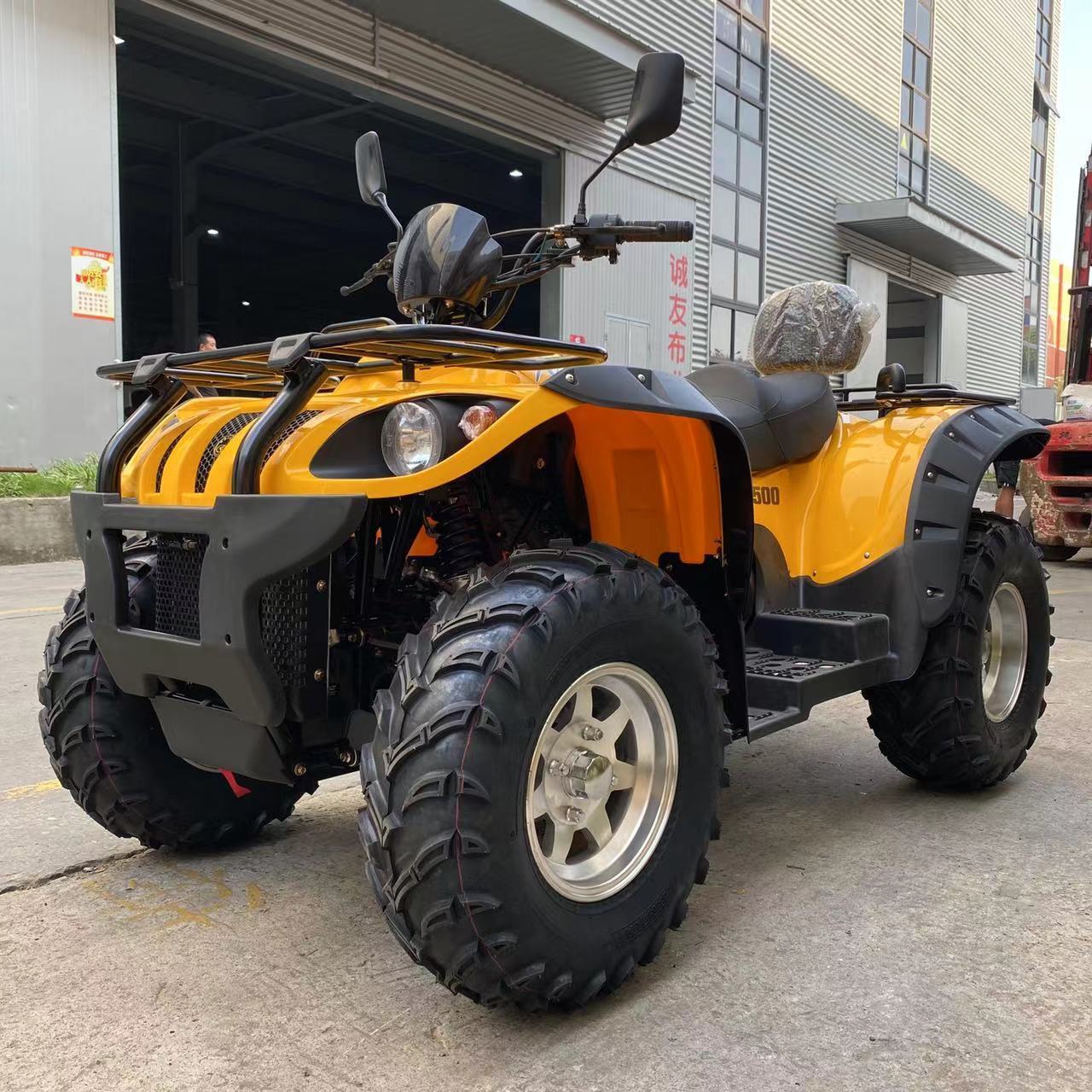 2024 cheap 4WD 500cc ATV Quad bikes dune buggy for adullts with shaft driving  4x4 off road 4 wheel drive