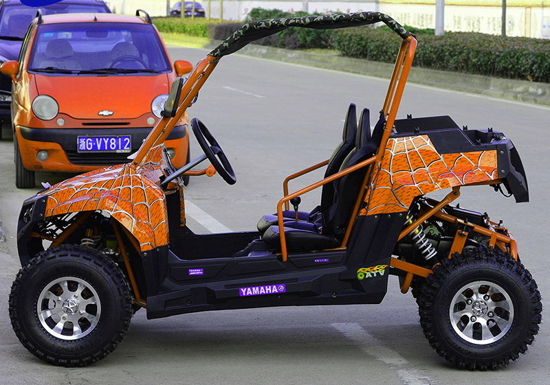 Sun  cheap electric utv utility vehicle for adult 2 seater 2200W 72V 52AH lead acid battery