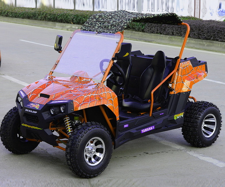 Sun  cheap electric utv utility vehicle for adult 2 seater 2200W 72V 52AH lead acid battery