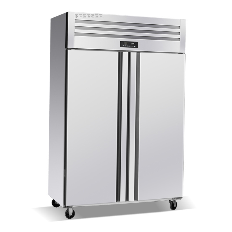 Luxury Commercial Kitchen upright  Big Capacity vertical 2-Door 3-Door Stainless Steel Freezer Vertical freezer Deep Freezers