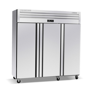 Luxury Commercial Kitchen upright  Big Capacity vertical 2-Door 3-Door Stainless Steel Freezer Vertical freezer Deep Freezers