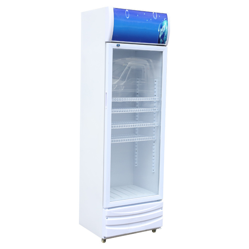 High quality and cheap one Glass Door Drink Display Cooler Beverage Chiller fridge refrigerator