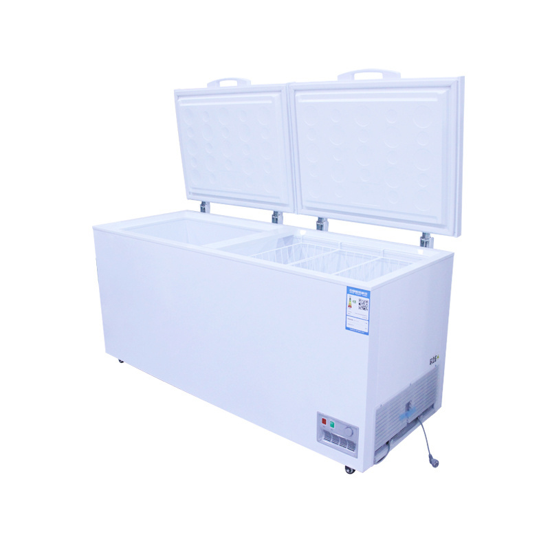 Commercial kitchen appliances  top open horizontal refrigerator chest freezer