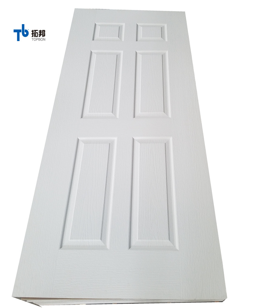 Whole Round Panel White Primer Door, Finger Joint Plank Structure White Primer Door