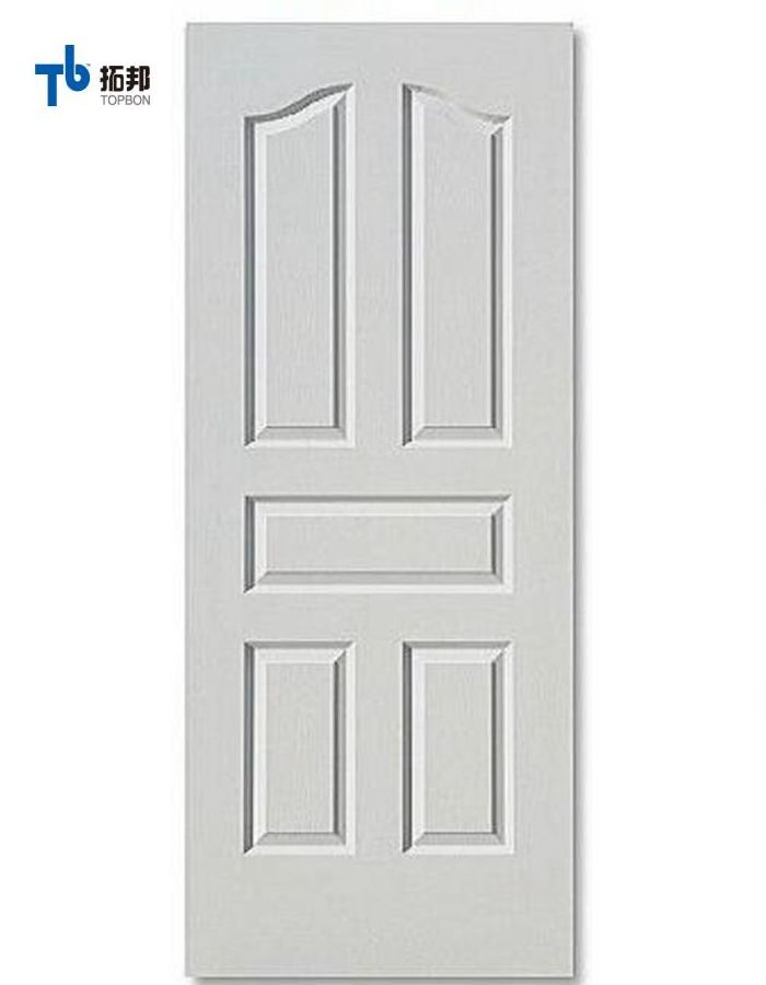 Whole Round Panel White Primer Door, Finger Joint Plank Structure White Primer Door