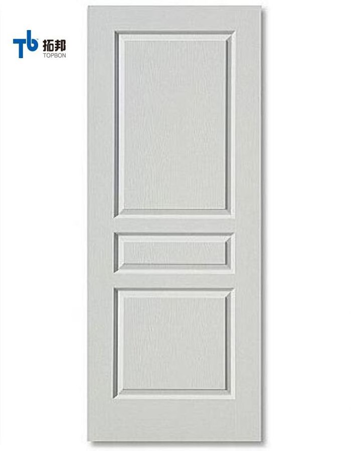 Whole Round Panel White Primer Door, Finger Joint Plank Structure White Primer Door