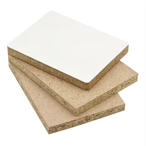 melamine laminate sheet 9mm to 25mm cheap price and good quality melamine particle board or chip