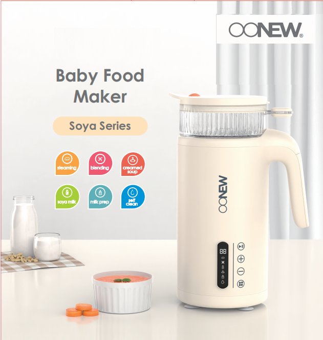 Babi Multi Function New Design Stand Mixer Food Grinder Blender For Baby Food Processor Milk Modulator Food Warmer