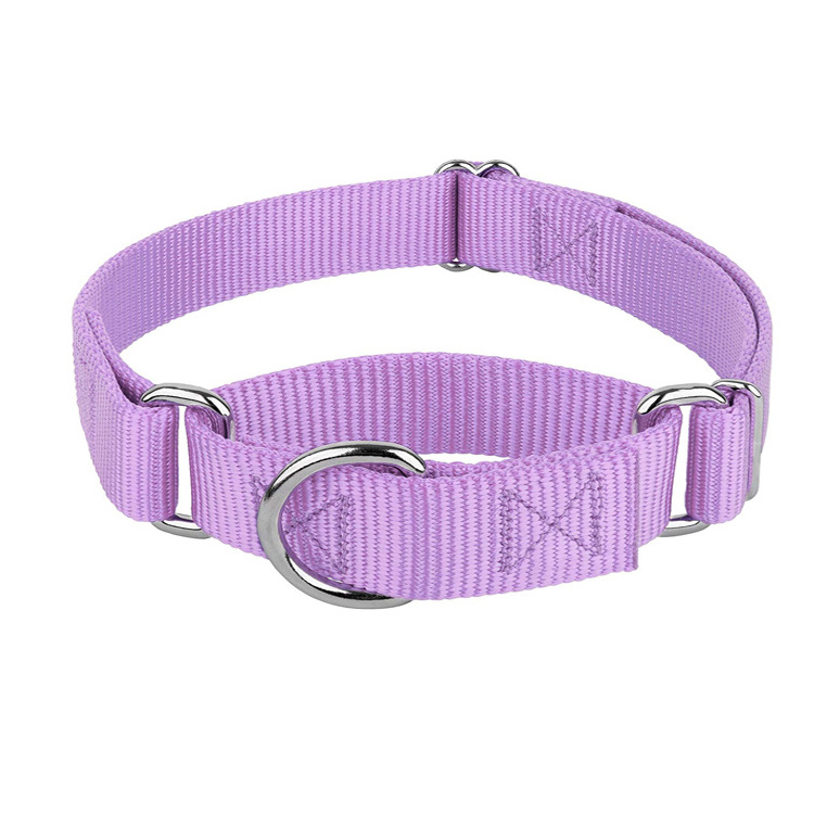 Cheap OEM Custom Colorful Martingale Heavy Duty Nylon Dog Head Collar for Dog Pet