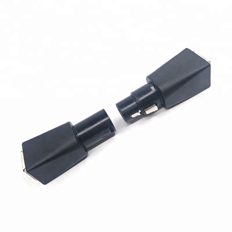 XLR 3 Pin Male To RJ45 Female Network Adapter Short Connector Cable