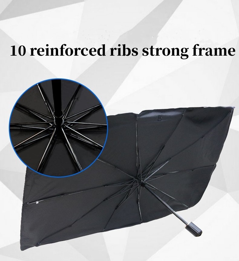 Custom Foldable UV Proof Heat Protection Universal Various Size Car Window Sunshades Umbrella for Trucks