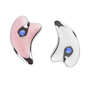 multifunctional hot facial guasha board eye lifting electric phototherapy shape face massager tool